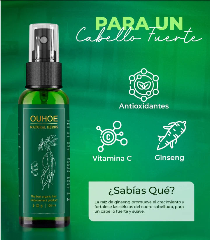 SUERO CAPILAR PARA EL CRECIMIENTO DE CABELLO - OUHOE